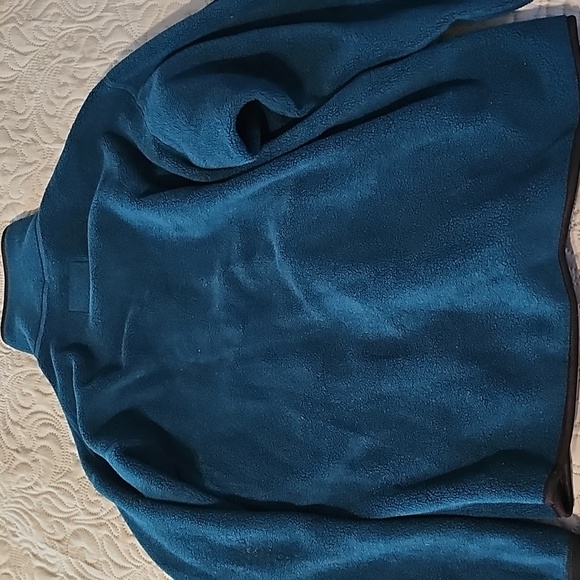 REI Blue/Teal Vintage Performance Fleece Jacket with Stand-Up Collar - Picture 4 of 4